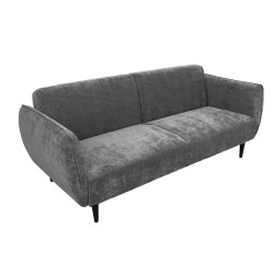 Sofa bed HERMES 3-seater, grey