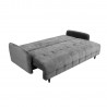 Sofa bed SARITA 3-seater, grey