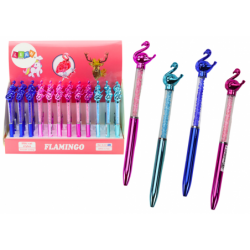 Flamingo Ballpoint Pen Blue Refill 0.7mm Mix