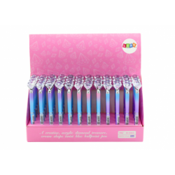 Diamond Ballpoint Pen Colorful Blue Refill 0.7mm Mix