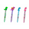 Multicolored Pen With Slider 3 Colors Dinosaur