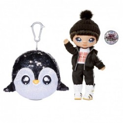 On! On! On! Surprise Sparkle - Doll Andre Avalanche and Penguin in a confetti balloon Series Sequin Pom