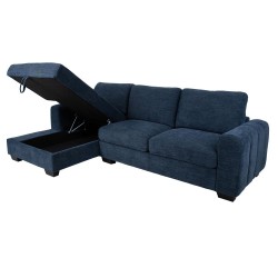 Corner sofa MARITA LC, dark blue