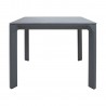 Table CARVES 90x90xH75cm, anthracite