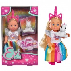 Кукла SIMBA Evi Rainbow с единорогом