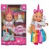 SIMBA Doll Evi Rainbow with a unicorn