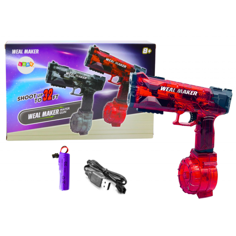 Automatic Electric Water Gun Red