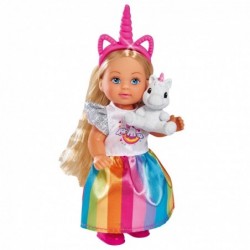 Кукла SIMBA Evi Rainbow с единорогом