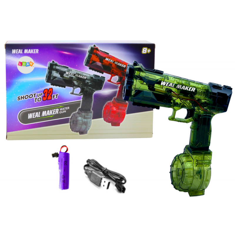 Automatic Electric Water Gun Green