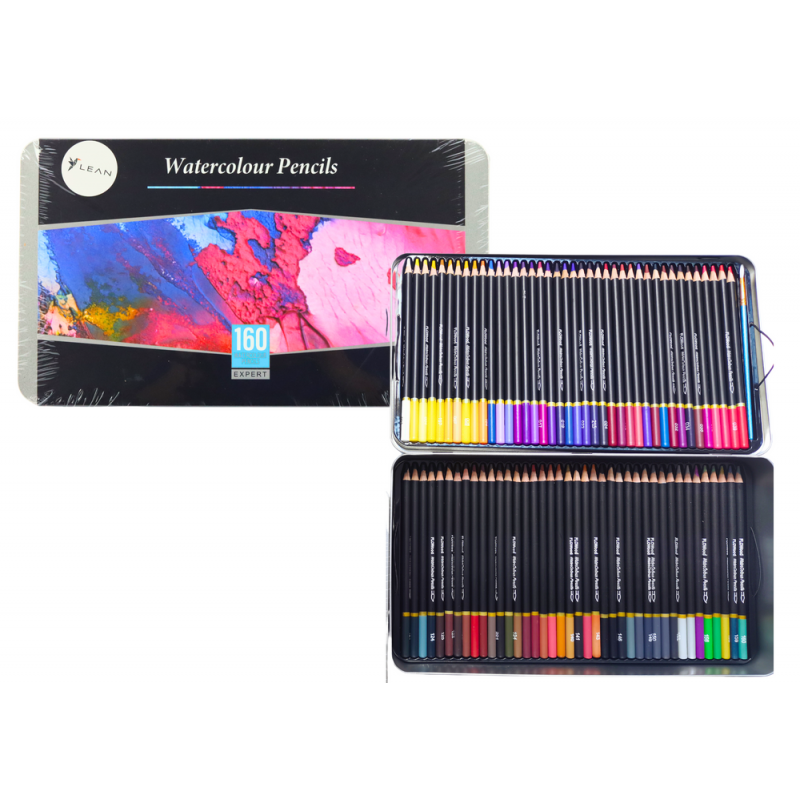 Large Set of Soluble Pencils 160 Pieces of Colors