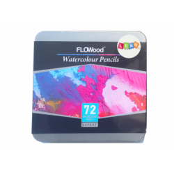 Set of 72 Dissolvable Colored Pencils