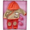 WOOPIE Clothes for a doll. Jacket with a hood. Shoes 43-46 cm