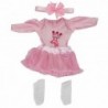 WOOPIE Clothes for a doll Princess set Dress 43-46 cm headband