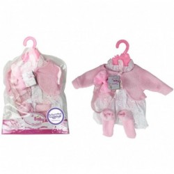 WOOPIE Doll Clothes Set Lamb Dress Sweater Socks 43-46 cm