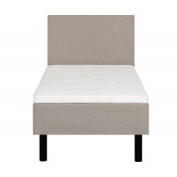 Couch LANDE 90x200cm, with headboard, beige