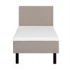 Couch LANDE 90x200cm, with headboard, beige