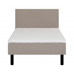 Couch LANDE 120x200cm, with headboard, beige