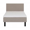 Couch LANDE 120x200cm, with headboard, beige