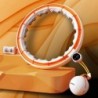 SET HULA HOOP MAGNETIC WHITE/ORANGE HHM21 WITH WEIGHT + COUNTER HMS + SLIMMING BELT BR1313