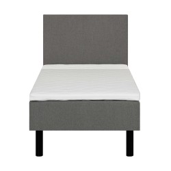 Couch LANDE 90x200cm, with headboard, grey