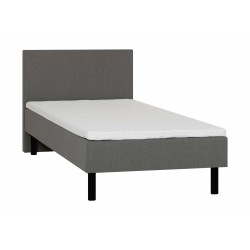 Couch LANDE 120x200cm, with headboard, grey