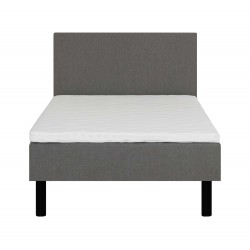 Couch LANDE 120x200cm, with headboard, grey