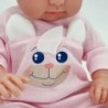 Комплект одежды для кукол WOOPIE, комбинезон с кроликом, кукольная шапка, 43-46 см