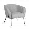 Armchair MICKY light grey