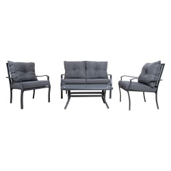 Garden furniture set BOSLER table, sofa and 2 chairs