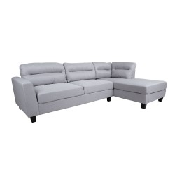 Corner sofa HELSINKI RC, light grey