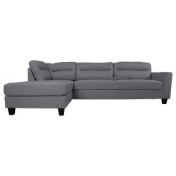 Corner sofa HELSINKI LC, dark grey