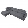 Corner sofa HELSINKI LC, dark grey