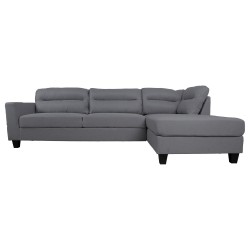 Corner sofa HELSINKI RC, dark grey