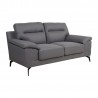 Sofa ENZO 2-seater, dark grey