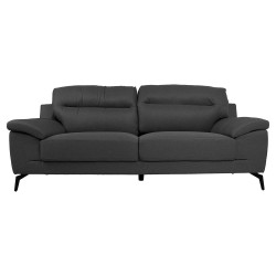 Sofa ENZO 3-seater, dark grey