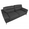 Sofa ENZO 3-seater, dark grey