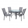 Garden furniture set EVERET table and 4 chairs