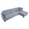 Corner sofa HELSINKI RC, light grey