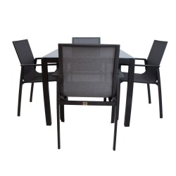 Garden furniture set AMALFI table and 4 chairs