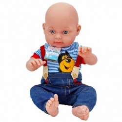 WOOPIE Clothes for a doll. Set of doggie bodysuit + dungarees 43-46 cm