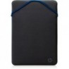 HP Reversible Protective 14.1-inch Blue Laptop Sleeve 14.1" Sleeve case Black, Blue