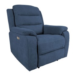 Recliner armchair MIMI electric, blue