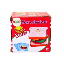 Sandwich Wooden 8 El Cards With Recipes 10 Pcs