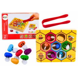 Wooden Game Skills Honeycomb Sorter Bees