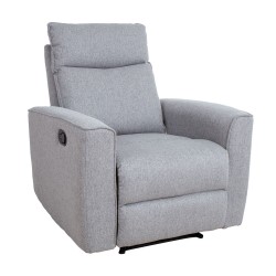 Recliner armchair MORA manual, grey