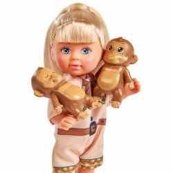 SIMBA Doctor Evi doll with monkeys