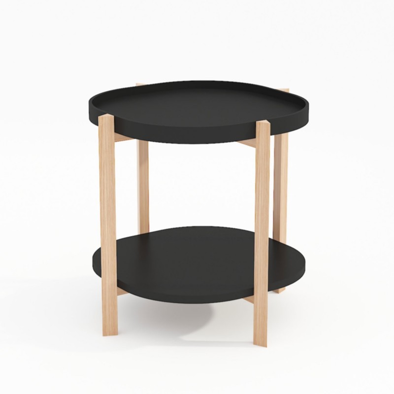 Side table NORAH 50x50xH55cm, black