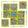 MD02 KID'S MAT PUZZLE CARS 9 ELEMENTS 90x90CM NILS FUN