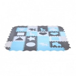 MD03 KIDS PLAYPEN PUZZLE MAT MINT 36 ELEMENTS 140x140CM NILS FUN