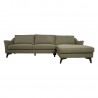 Corner sofa BIRGIT RC, olive green